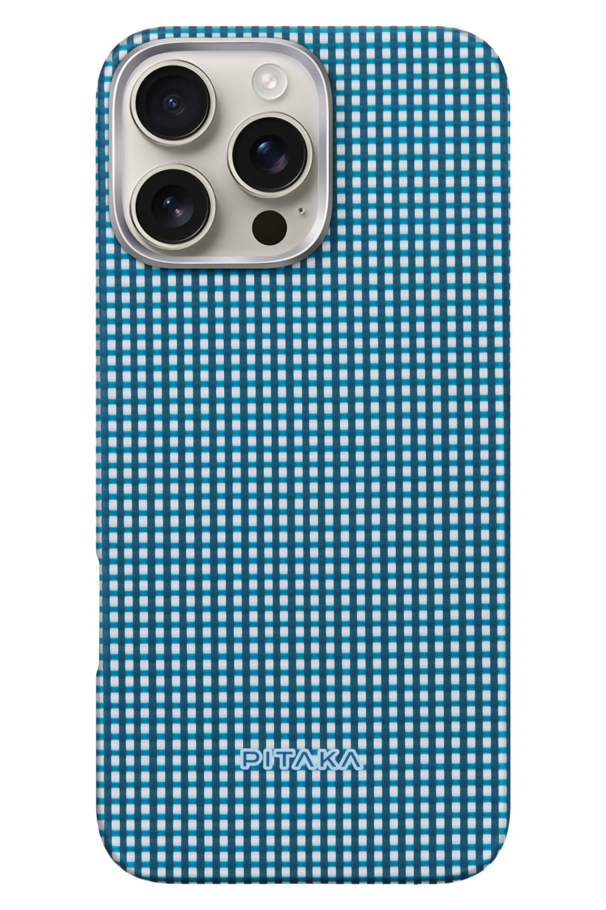 Pitaka Ultra Slim iPhone 16 Pro Max MagSafe Uyumlu Aramid Fiber Kılıf Ocean Blue