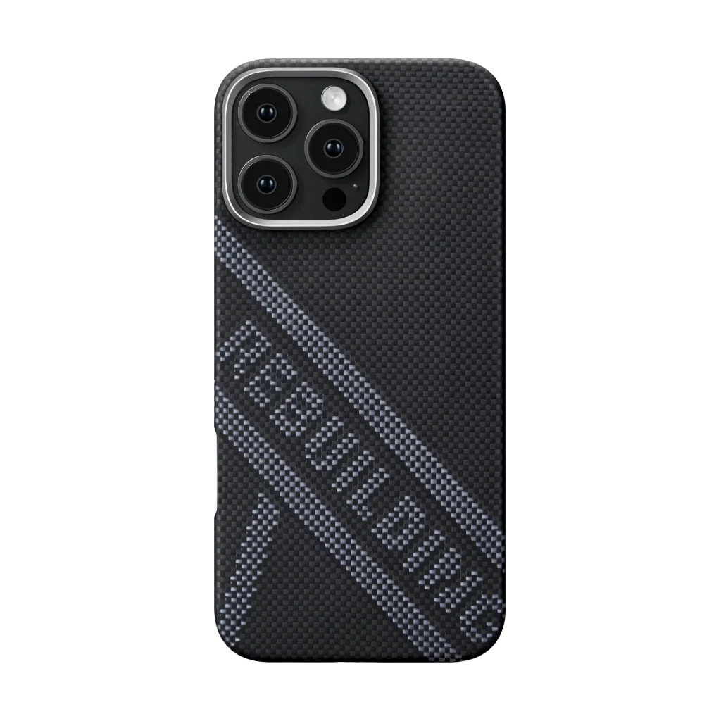 iPhone 16 Pro Max Karbon Kılıf MagSafe Uyumlu Aramid Fiber - Edge Rebuilding Siyah