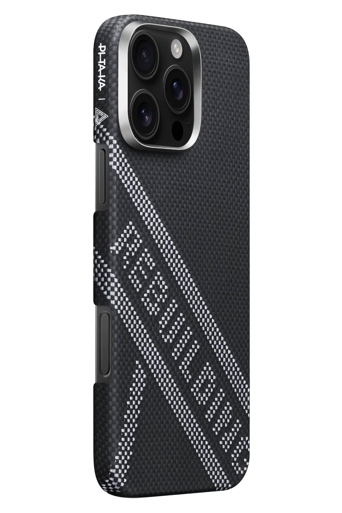 Pitaka Rebuilding iPhone 16 Pro Max MagSafe Uyumlu Aramid Fiber Kılıf Siyah