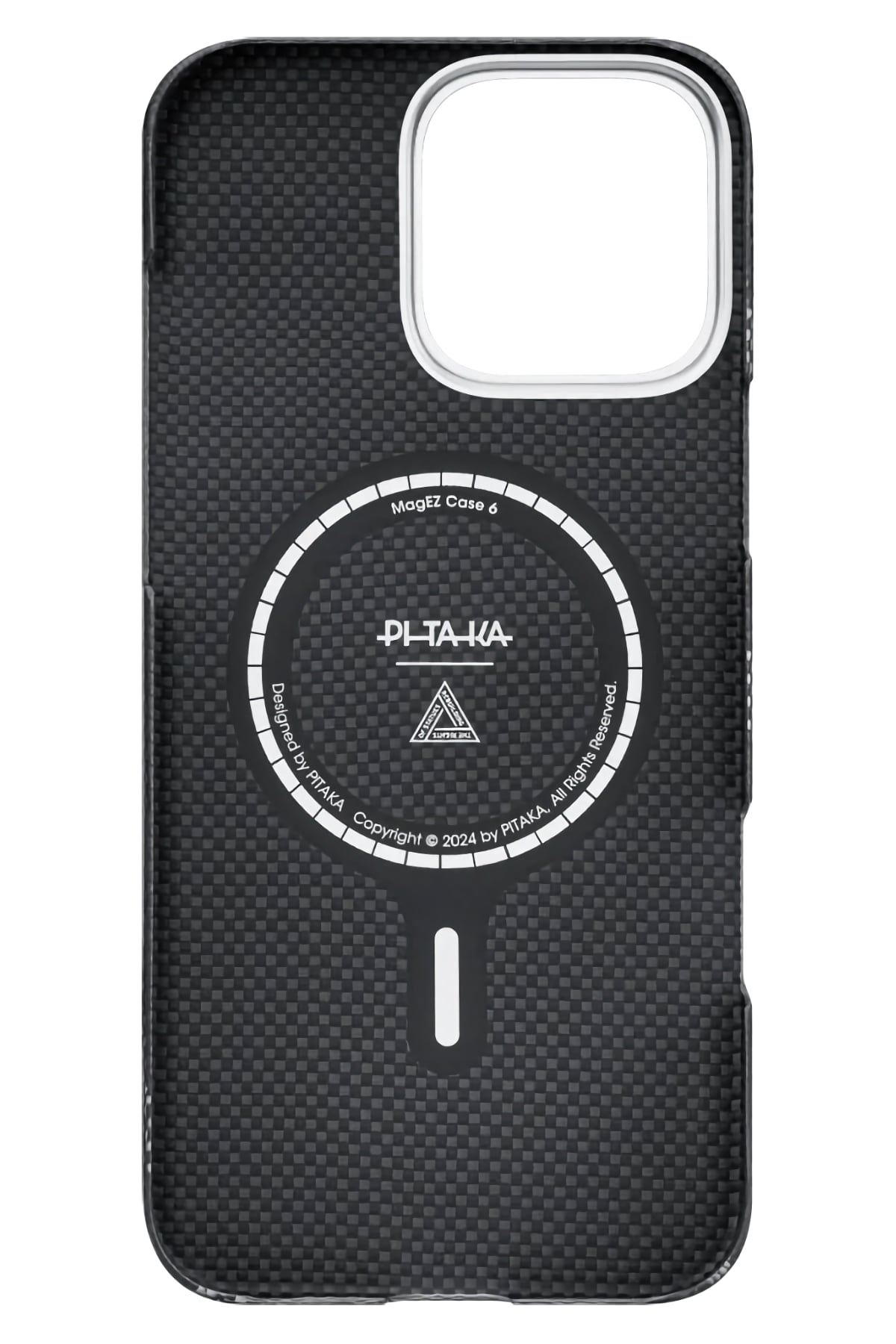 Pitaka Rebuilding iPhone 16 Pro Max MagSafe Uyumlu Aramid Fiber Kılıf Siyah