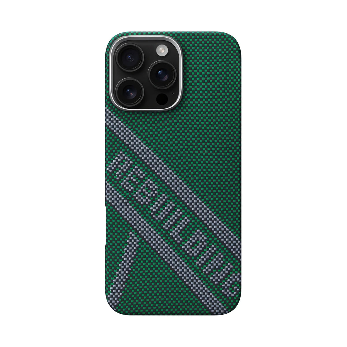 Pitaka iPhone 16 Pro Max Karbon Kılıf MagSafe Uyumlu Aramid Fiber - Edge Rebuilding Yeşil