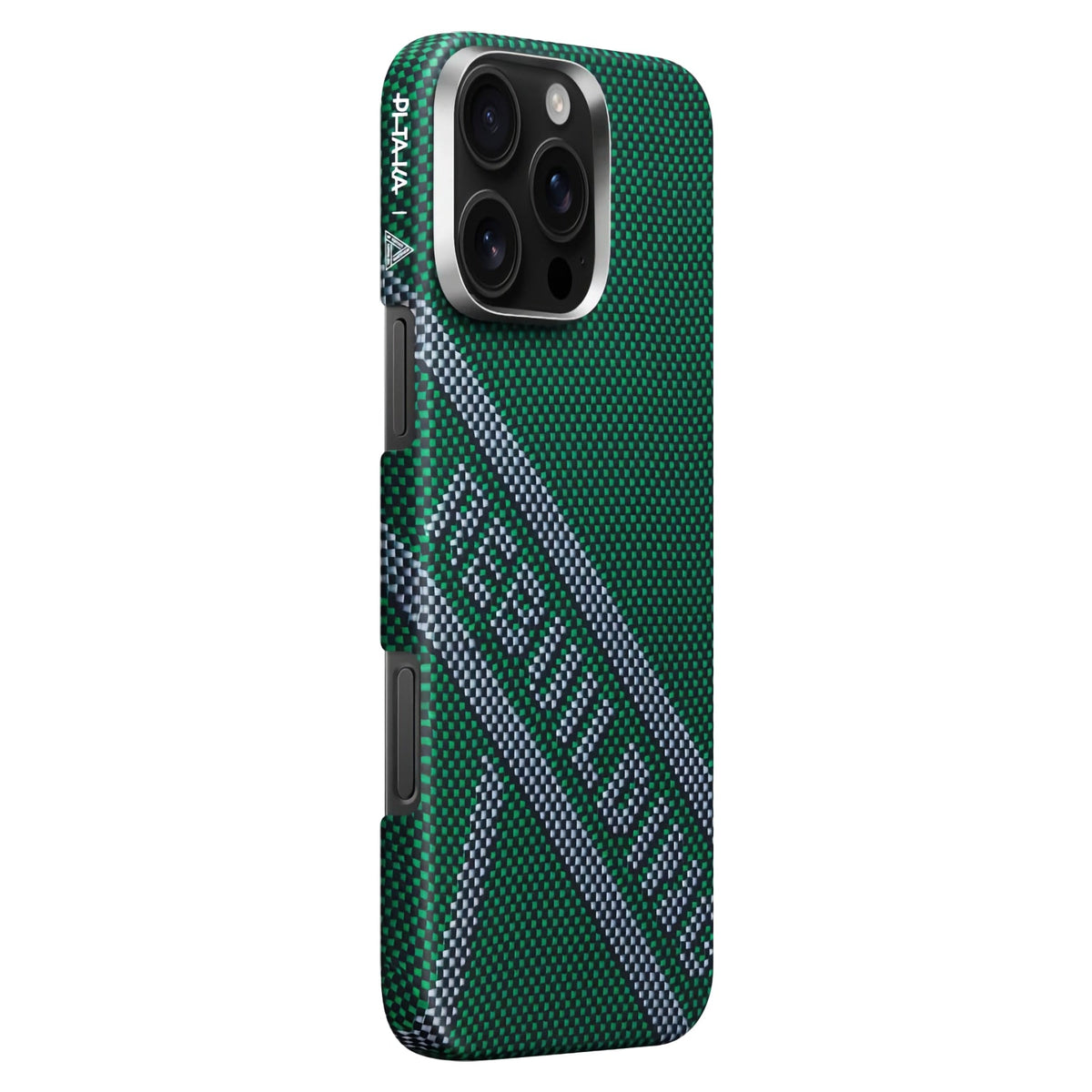 iPhone 16 Pro Karbon Kılıf MagSafe Uyumlu Aramid Fiber - Edge Rebuilding Yeşil