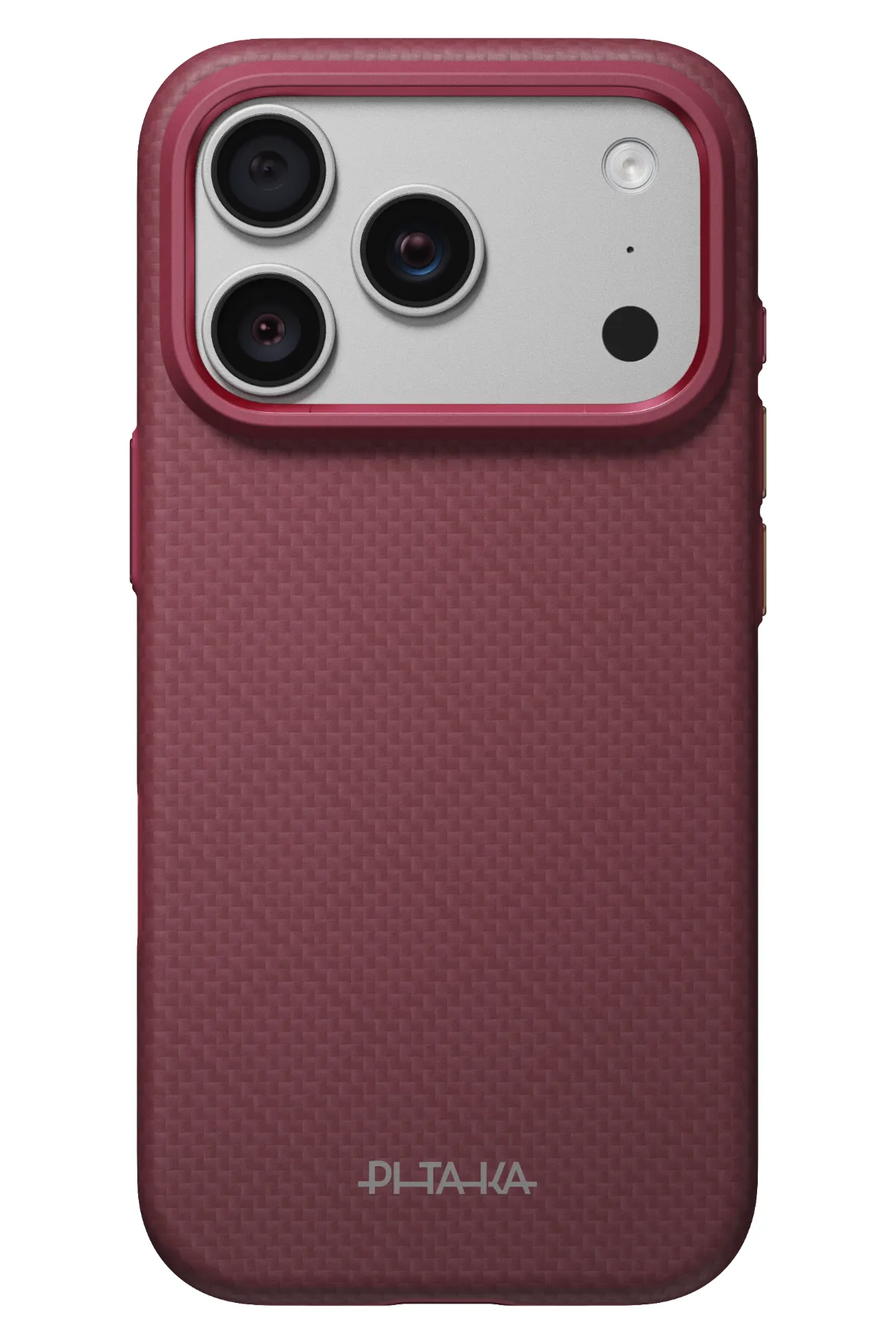 Pitaka Summa iPhone 18 Pro Max MagSafe Uyumlu Kılıf Burgundy