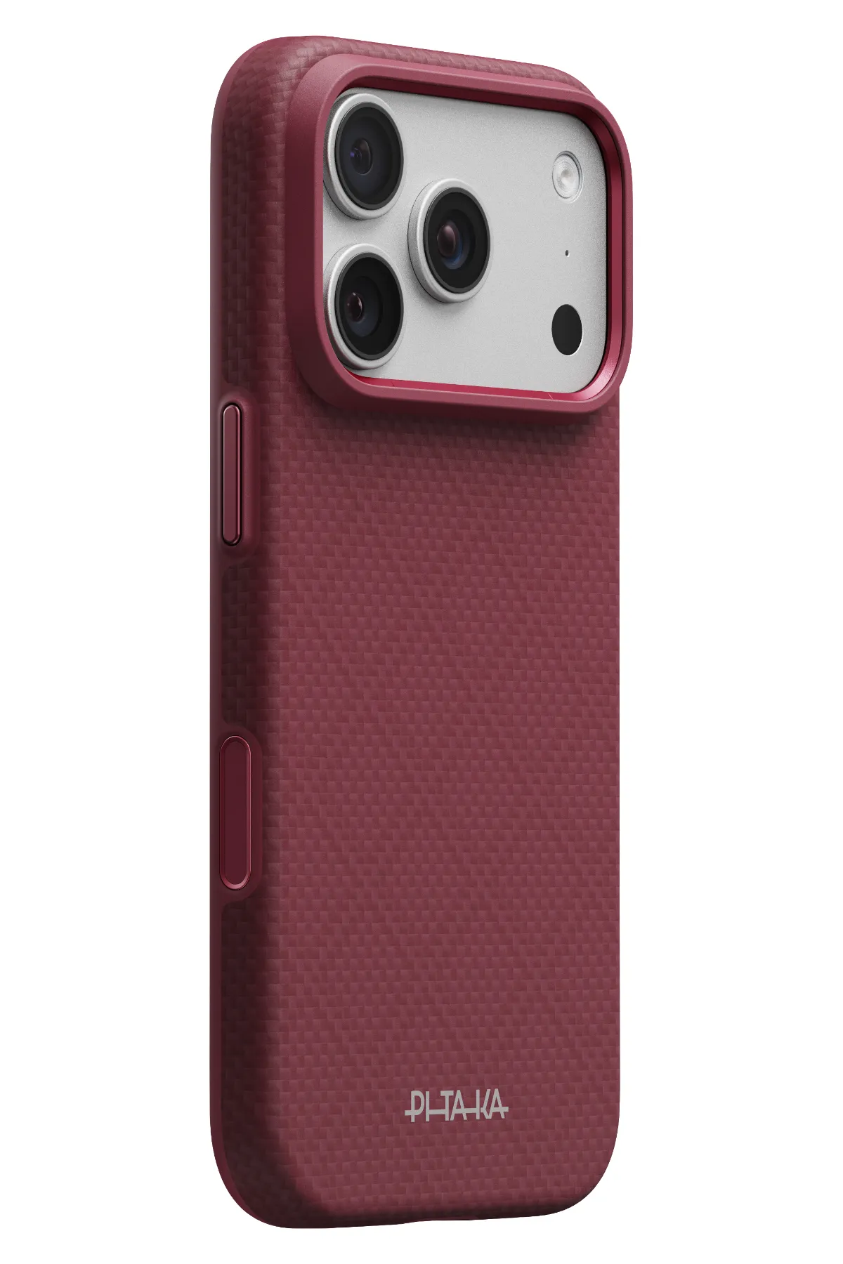 Pitaka Summa iPhone 18 Pro Max MagSafe Uyumlu Kılıf Burgundy