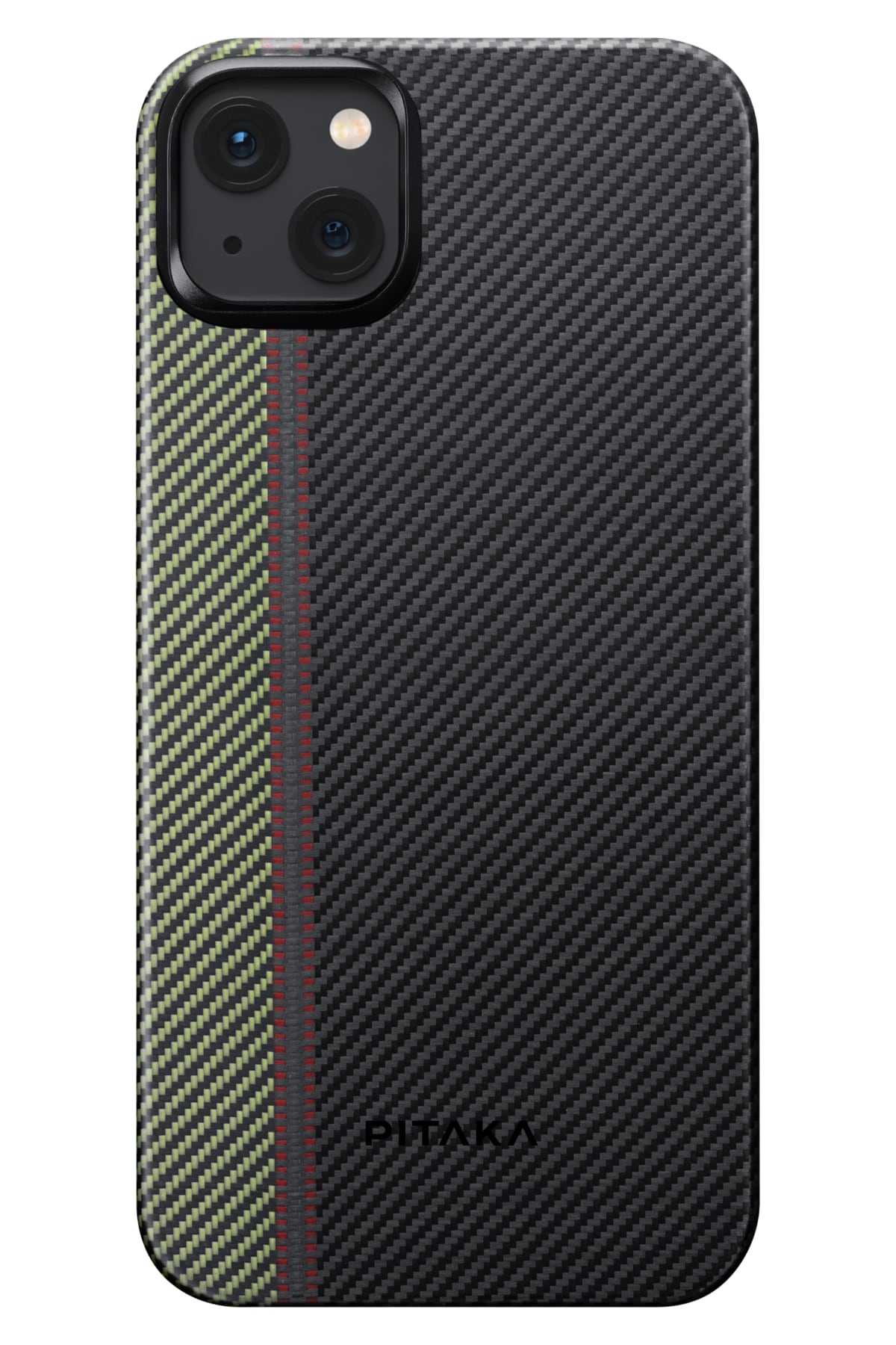 Pitaka Tactile Woven iPhone 15 Plus MagSafe Uyumlu 600D Aramid Fiber Kılıf Overture