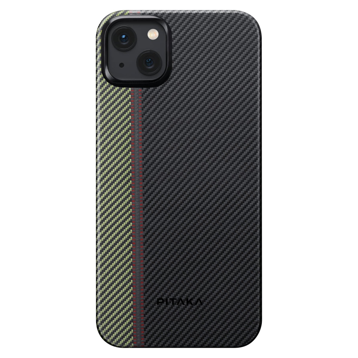 Pitaka iPhone 15 Plus Karbon Kılıf MagSafe Uyumlu Aramid Fiber - Edge Overture