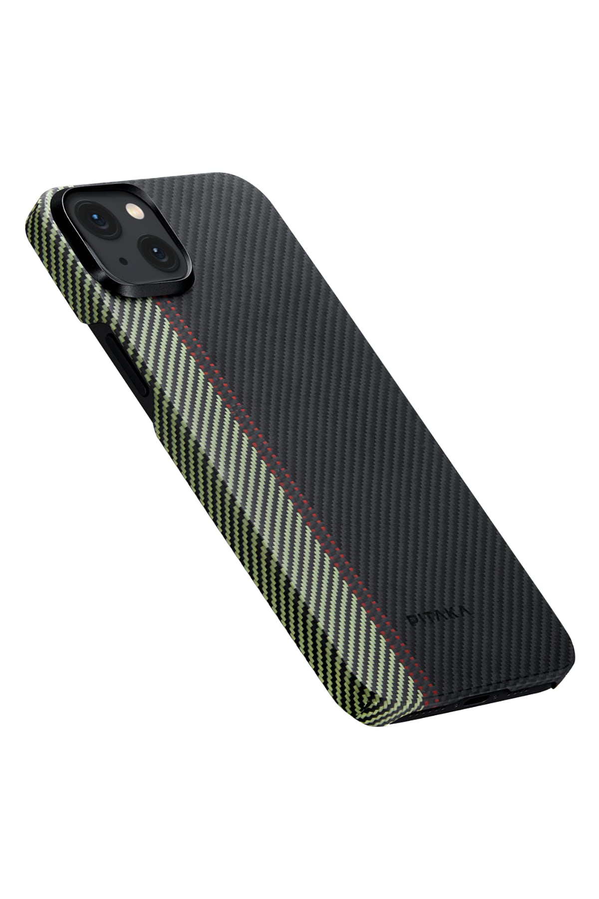 Pitaka Tactile Woven iPhone 15 Plus MagSafe Uyumlu 600D Aramid Fiber Kılıf Overture