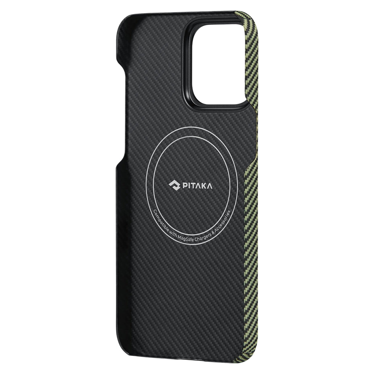 Pitaka iPhone 15 Plus Karbon Kılıf MagSafe Uyumlu Aramid Fiber - Edge Overture