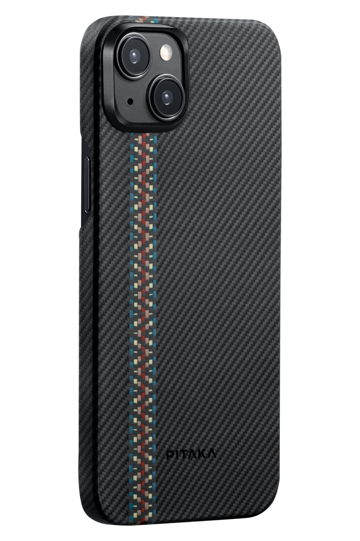 Pitaka Tactile Woven iPhone 15 Plus MagSafe Uyumlu 600D Aramid Fiber Kılıf Rhapsody