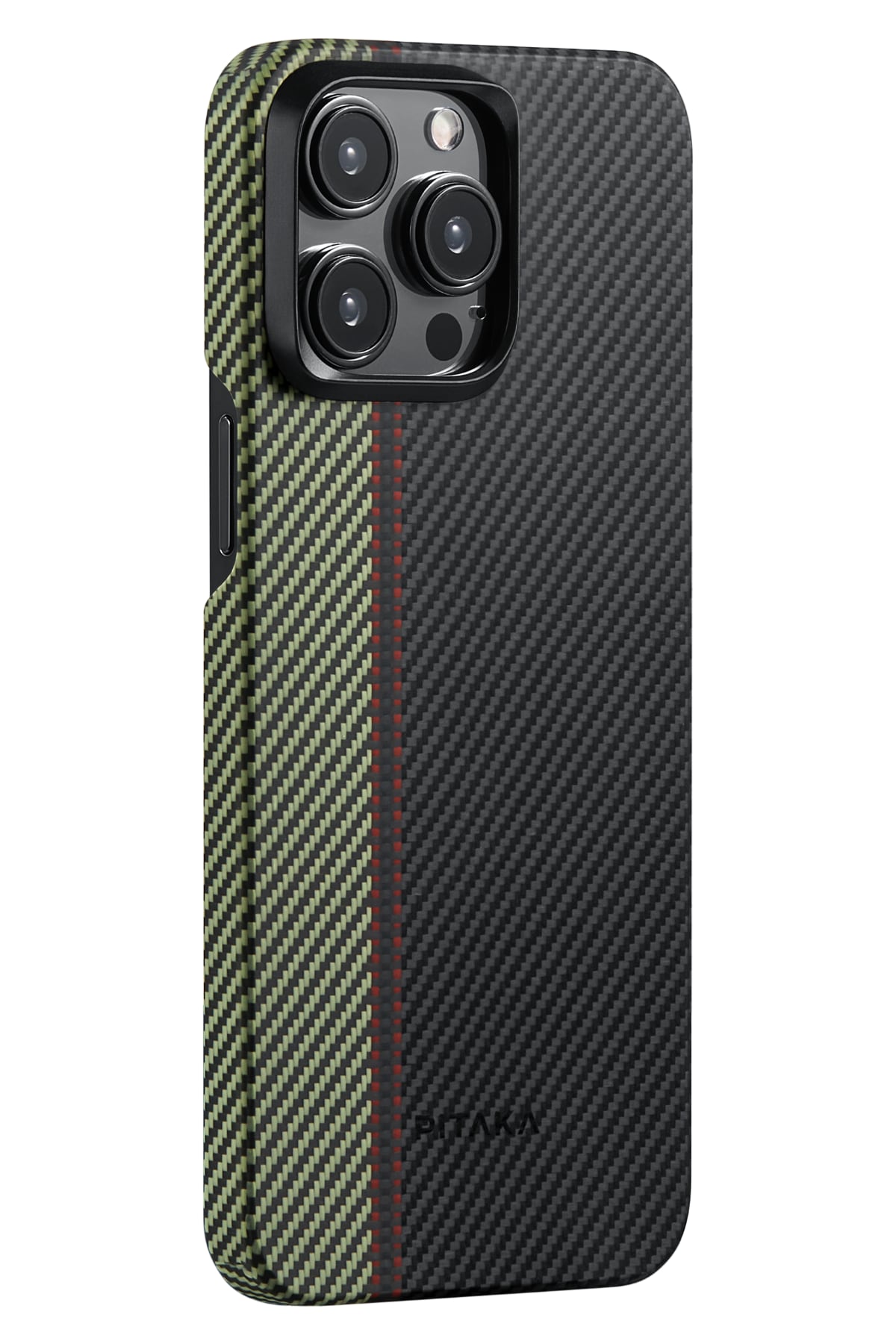 Pitaka Tactile Woven iPhone 15 Pro MagSafe Uyumlu 600D Aramid Fiber Kılıf Overture