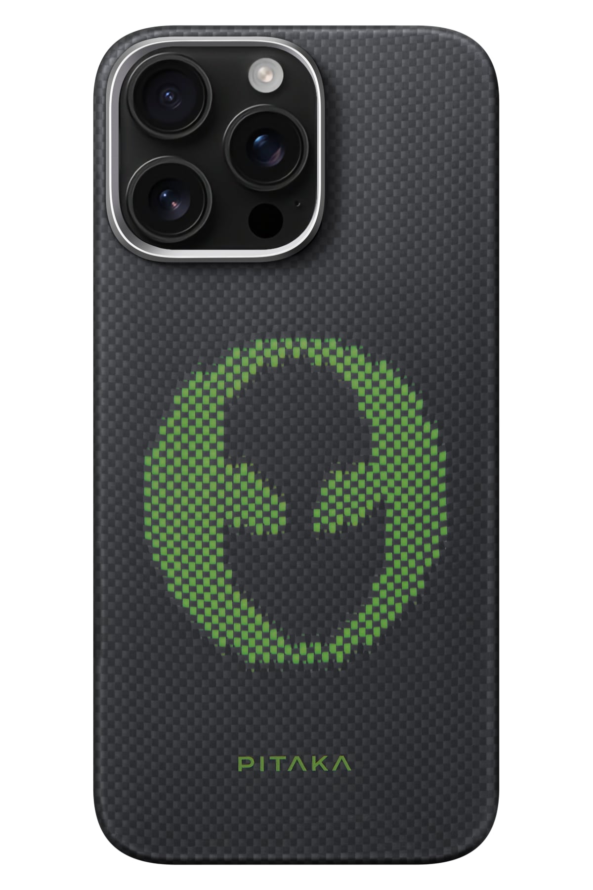 Pitaka Tactile Woven iPhone 15 Pro MagSafe Uyumlu Kılıf Alien