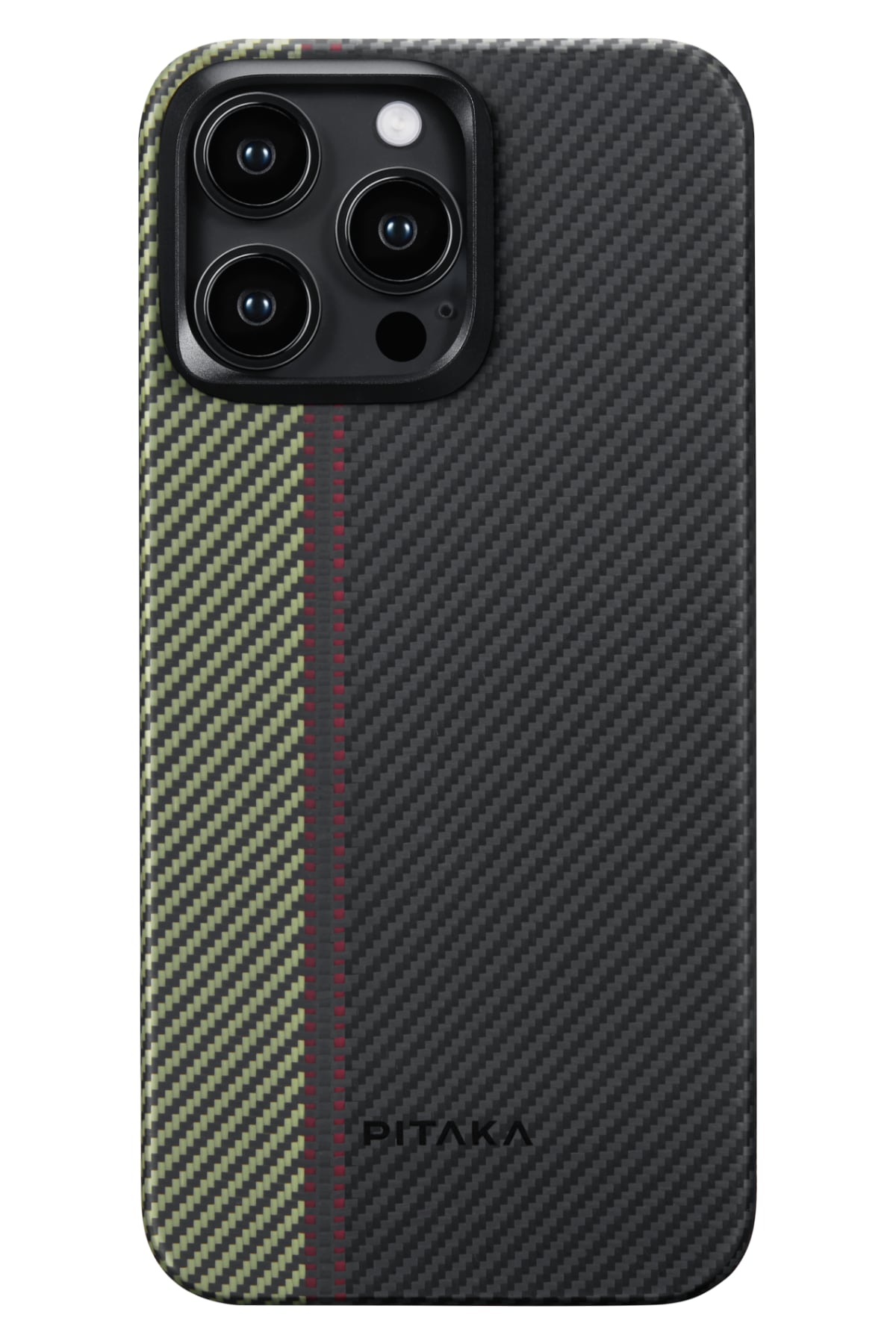 Pitaka Tactile Woven iPhone 15 Pro Max MagSafe Uyumlu 600D Aramid Fiber Kılıf Overture