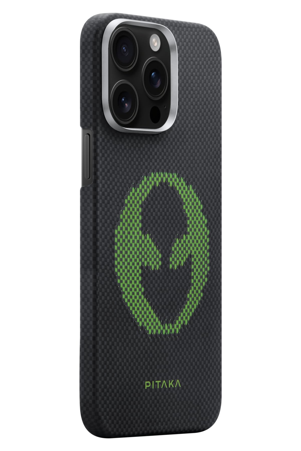 Pitaka Tactile Woven iPhone 15 Pro Max MagSafe Uyumlu Kılıf Alien