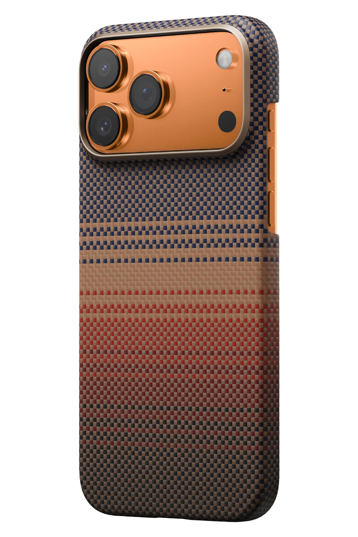 Pitaka Tactile Woven iPhone 17 Pro MagSafe Uyumlu Kılıf Sunset