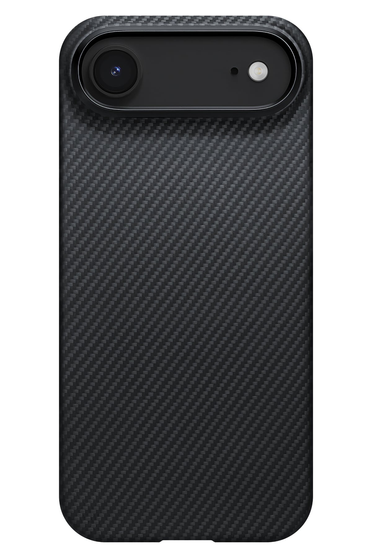 Pitaka Tactile Woven iPhone 17 Air MagSafe Uyumlu 1500D Aramid Fiber Kılıf Black-Gray Twill