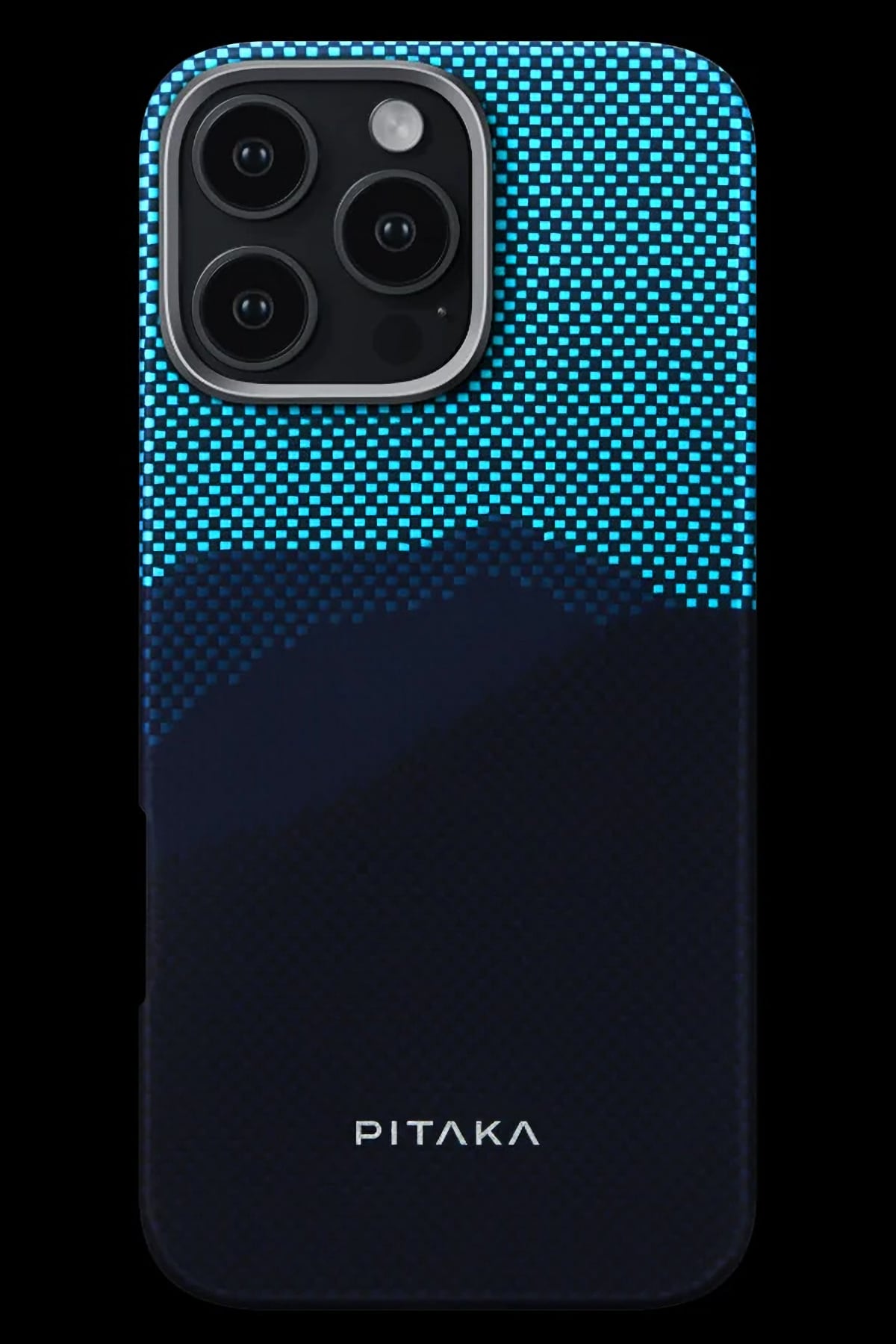 Pitaka Tactile Woven Lumintex iPhone 15 Pro MagSafe Uyumlu Kılıf Over The Horizon