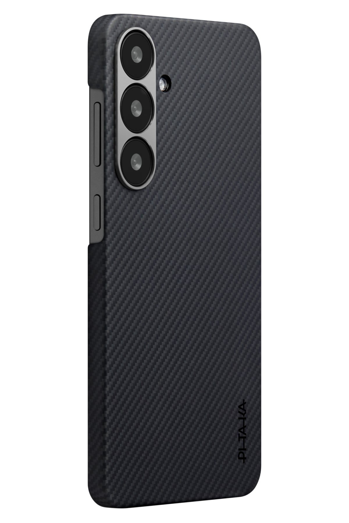 Pitaka Ultra Slim Galaxy S25 Plus Kılıf Magsafe Uyumlu 600D Aramid Fiber Black-Grey Twill