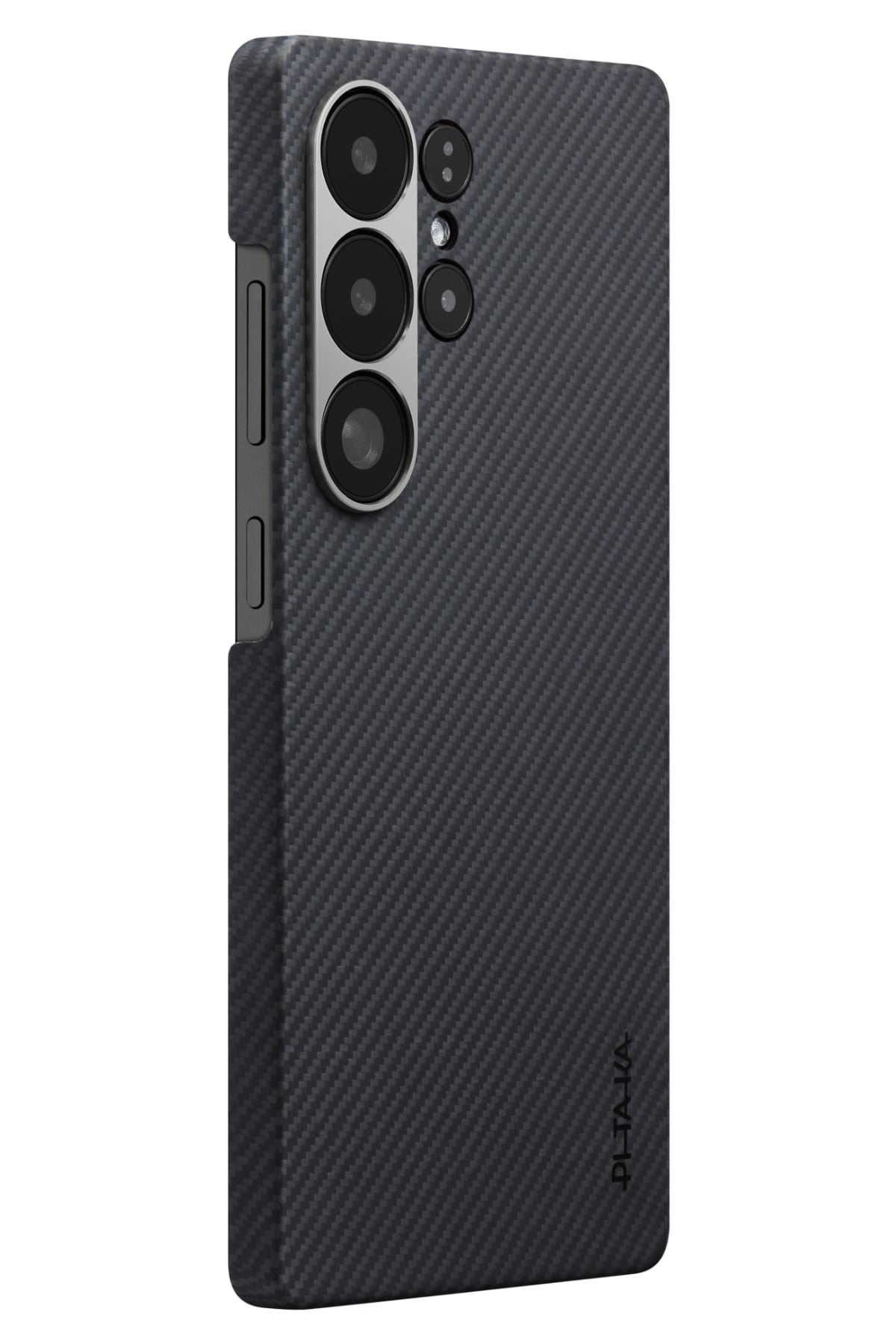 Pitaka Ultra Slim Galaxy S25 Ultra Kılıf Magsafe Uyumlu 600D Aramid Fiber Black-Grey Twill