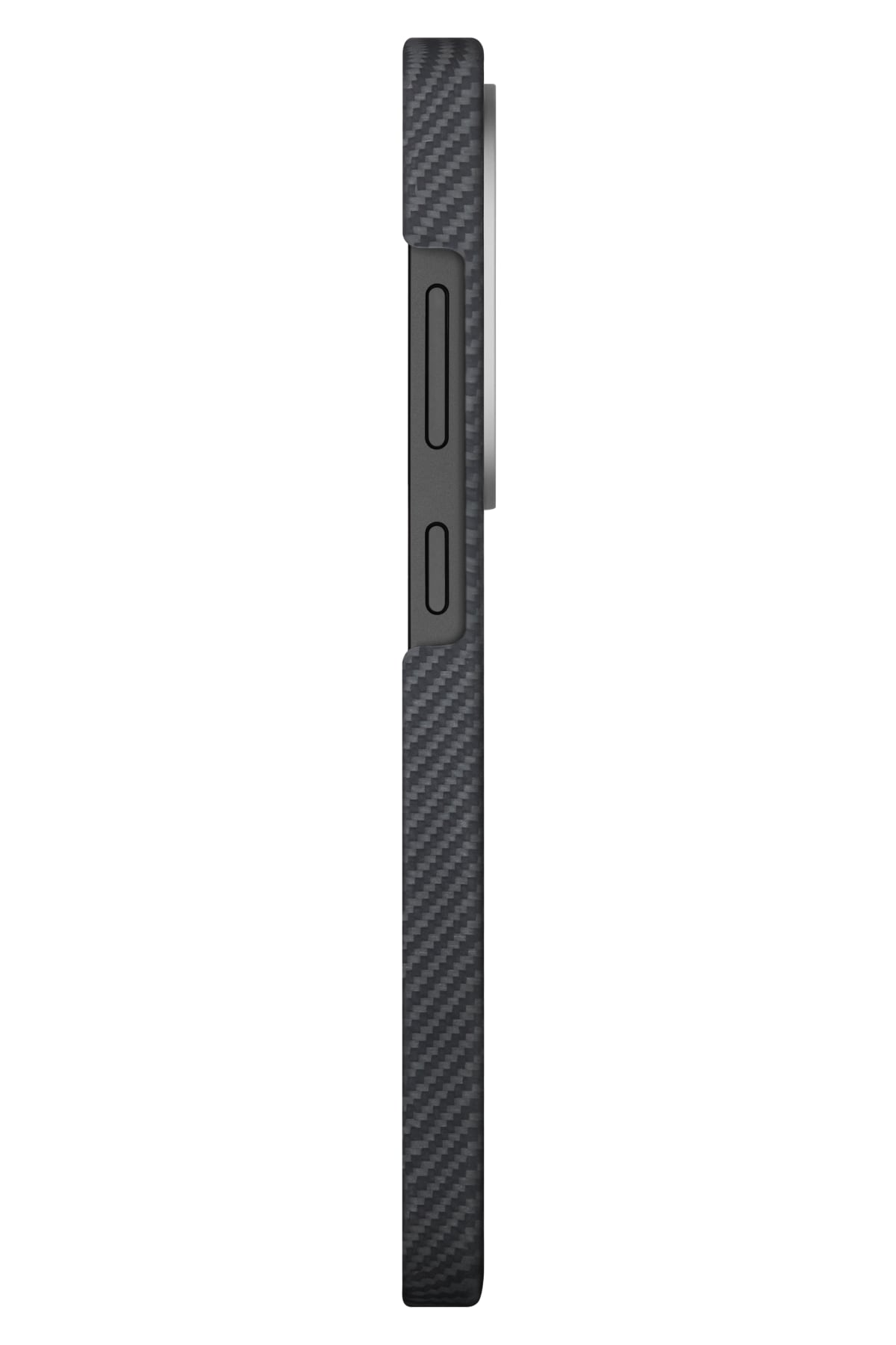 Pitaka Ultra Slim Galaxy S25 Ultra Kılıf Magsafe Uyumlu 600D Aramid Fiber Black-Grey Twill
