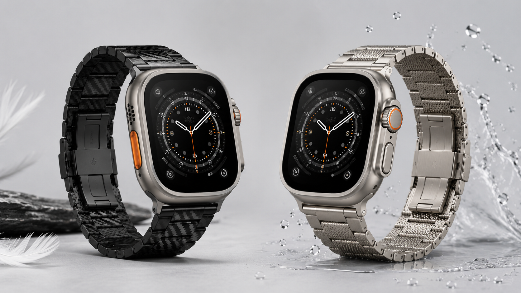 Apple Watch Ultra İçin Karbon Fiber Kordon mu Titanyum Kordon mu