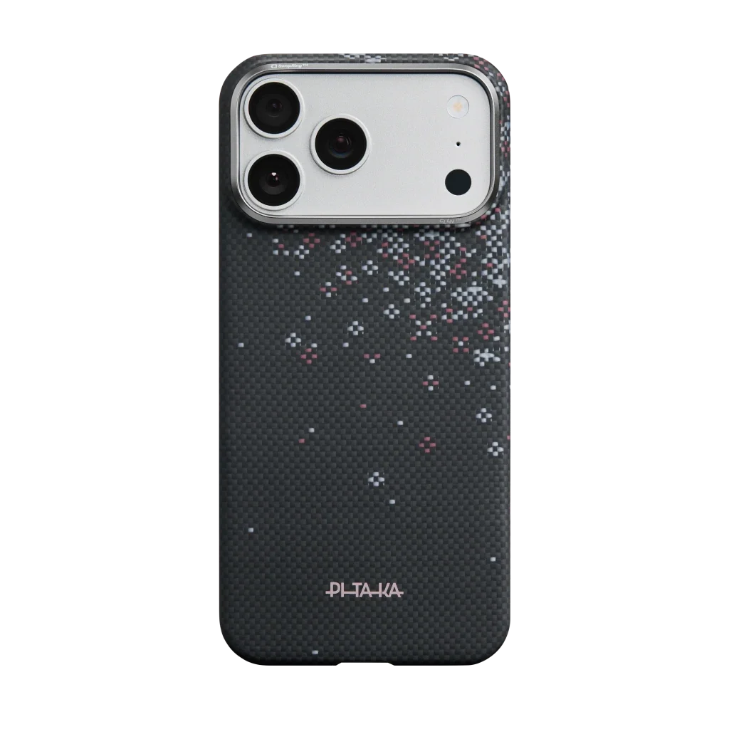 iPhone 17 Pro Max Karbon Kılıf MagSafe Uyumlu Aramid Fiber - Edge Midnight Black