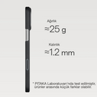 Pitaka iPhone 17 Pro Max Karbon Kılıf MagSafe Uyumlu Aramid Fiber - Edge Midnight Black