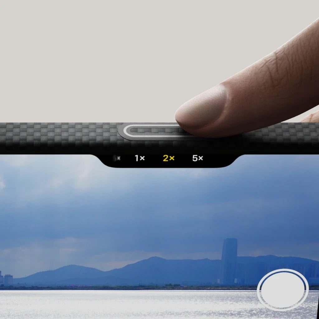 iPhone 17 Pro Max Karbon Kılıf MagSafe Uyumlu Aramid Fiber - Edge Midnight Black