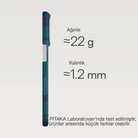 Pitaka iPhone 17 Pro Karbon Kılıf MagSafe Uyumlu Aramid Fiber - Edge Forest Dawn