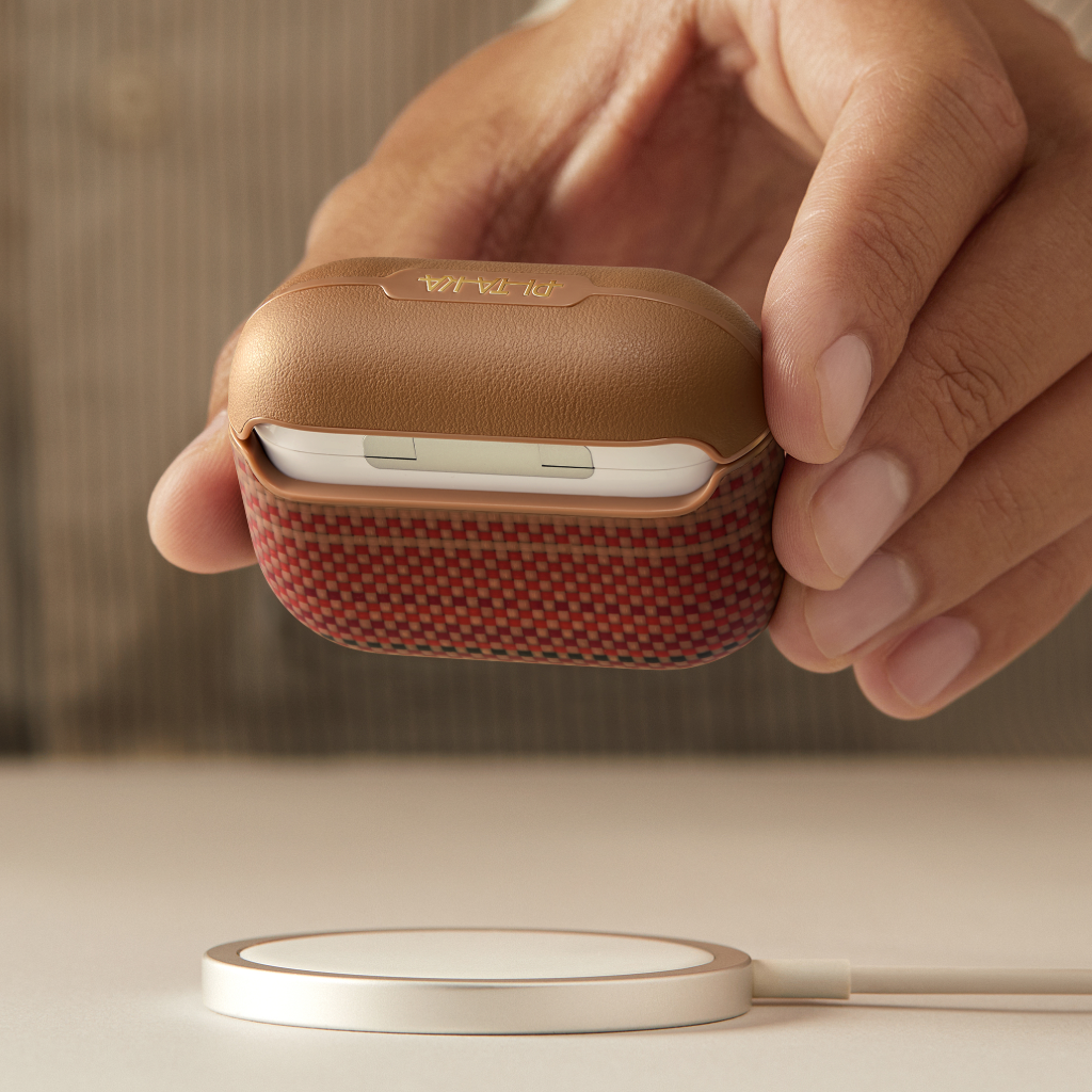 Aramid Fiber MagSafe Uyumlu AirPods Pro 3 Kılıf Sunset