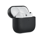 Aramid Fiber MagSafe Uyumlu AirPods Pro 3 Kılıf Black-Gray Twill