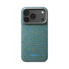 Pitaka iPhone 18 Pro Karbon Kılıf MagSafe Uyumlu Aramid Fiber - Edge Berlin Nocturne