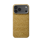 Pitaka iPhone 18 Pro Max Karbon Kılıf MagSafe Uyumlu Aramid Fiber - Edge Golden Drift