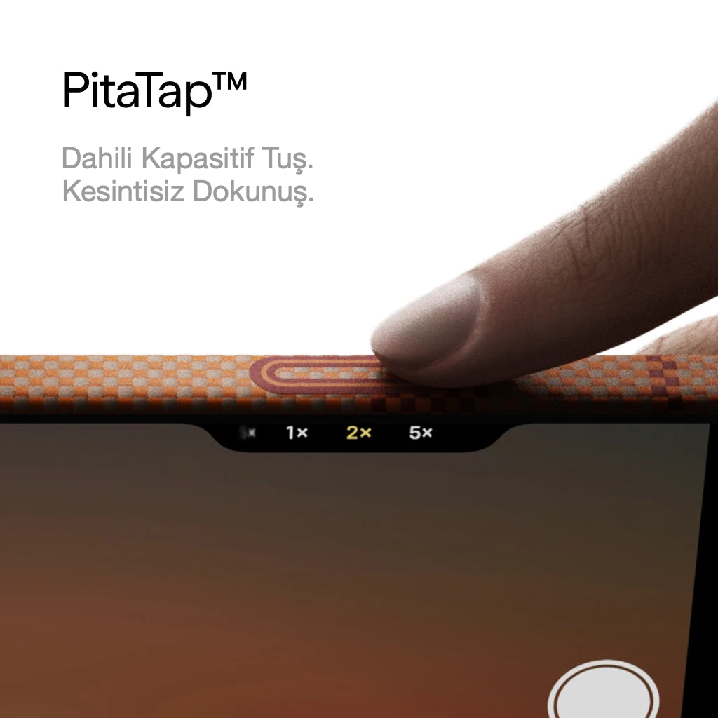 Pitaka iPhone 17 Pro Max Karbon Kılıf MagSafe Uyumlu Aramid Fiber - Edge Cloud Dusk