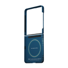 Pitaka Galaxy Z Flip8 Karbon Kılıf MagSafe Uyumlu Aramid Fiber - Edge Moonrise