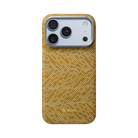 Pitaka iPhone 18 Pro Karbon Kılıf MagSafe Uyumlu Aramid Fiber - Edge Golden Drift