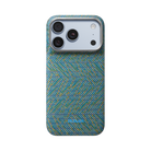 Pitaka iPhone 18 Pro Karbon Kılıf MagSafe Uyumlu Aramid Fiber - Edge Berlin Nocturne