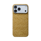 Pitaka iPhone 18 Pro Max Karbon Kılıf MagSafe Uyumlu Aramid Fiber - Edge Golden Drift