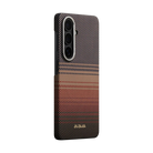 Pitaka Galaxy S26 Plus Karbon Kılıf MagSafe Uyumlu Aramid Fiber - Edge Sunset