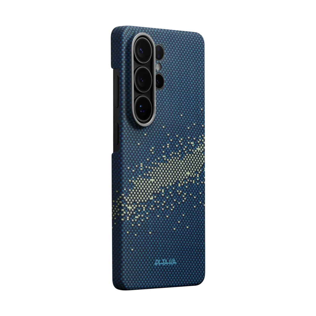 Pitaka Galaxy S26 Ultra Karbon Kılıf MagSafe Uyumlu Aramid Fiber - Edge Milky Way Galaxy