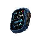 Pitaka Aramid Fiber 600D Apple Watch Ultra 49mm Uyumlu Kasa Koruyucu Mavi