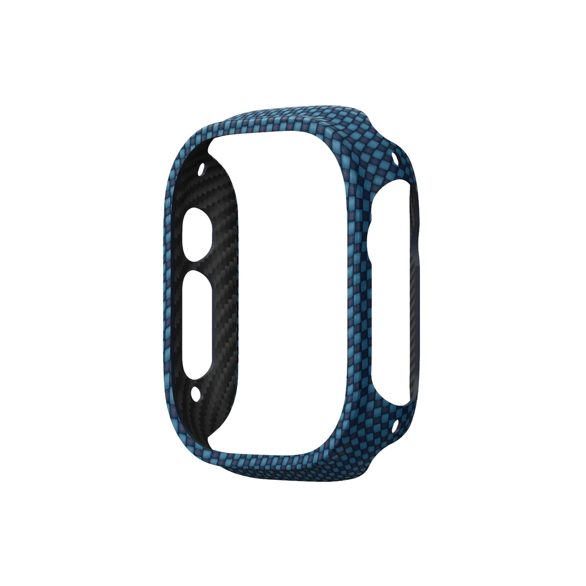 Pitaka Aramid Fiber 600D Apple Watch Ultra 49mm Uyumlu Kasa Koruyucu Mavi