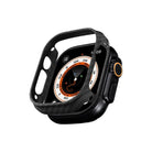 Pitaka Aramid Fiber 600D Apple Watch Ultra 49mm Uyumlu Kasa Koruyucu Siyah