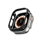 Pitaka Aramid Fiber 600D Apple Watch Ultra 49mm Uyumlu Kasa Koruyucu Siyah