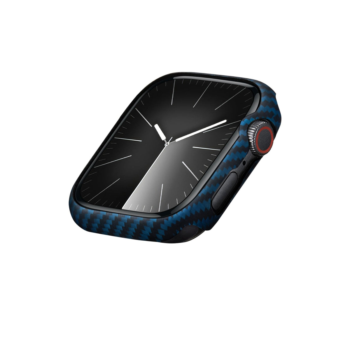 Aramid Fiber 600D Apple Watch Uyumlu Kasa Koruyucu Mavi