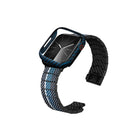 Pitaka Aramid Fiber 600D Apple Watch Uyumlu Kasa Koruyucu Mavi