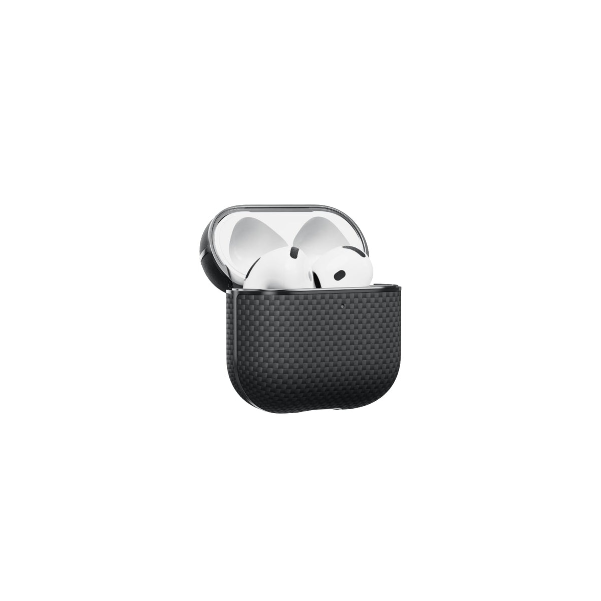 Pitaka Aramid Fiber AirPods 4 Kılıf Black-Gray Twill