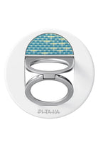 Pitaka Aramid Fiber MagEZ Grip 3 Magsafe Magnetik Ring Stand Telefon Tutucu Lucid Blue
