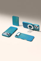 Pitaka Aramid Fiber MagEZ Grip 3 Magsafe Magnetik Ring Stand Telefon Tutucu Lucid Blue