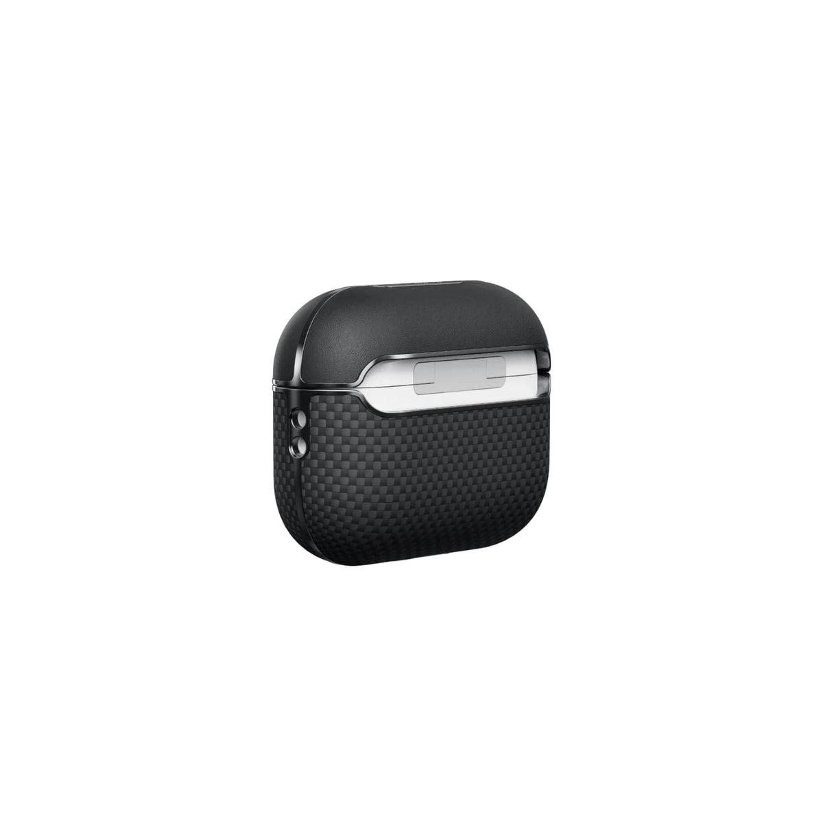 Aramid Fiber MagSafe Uyumlu AirPods Pro 3 Kılıf Black-Gray Twill