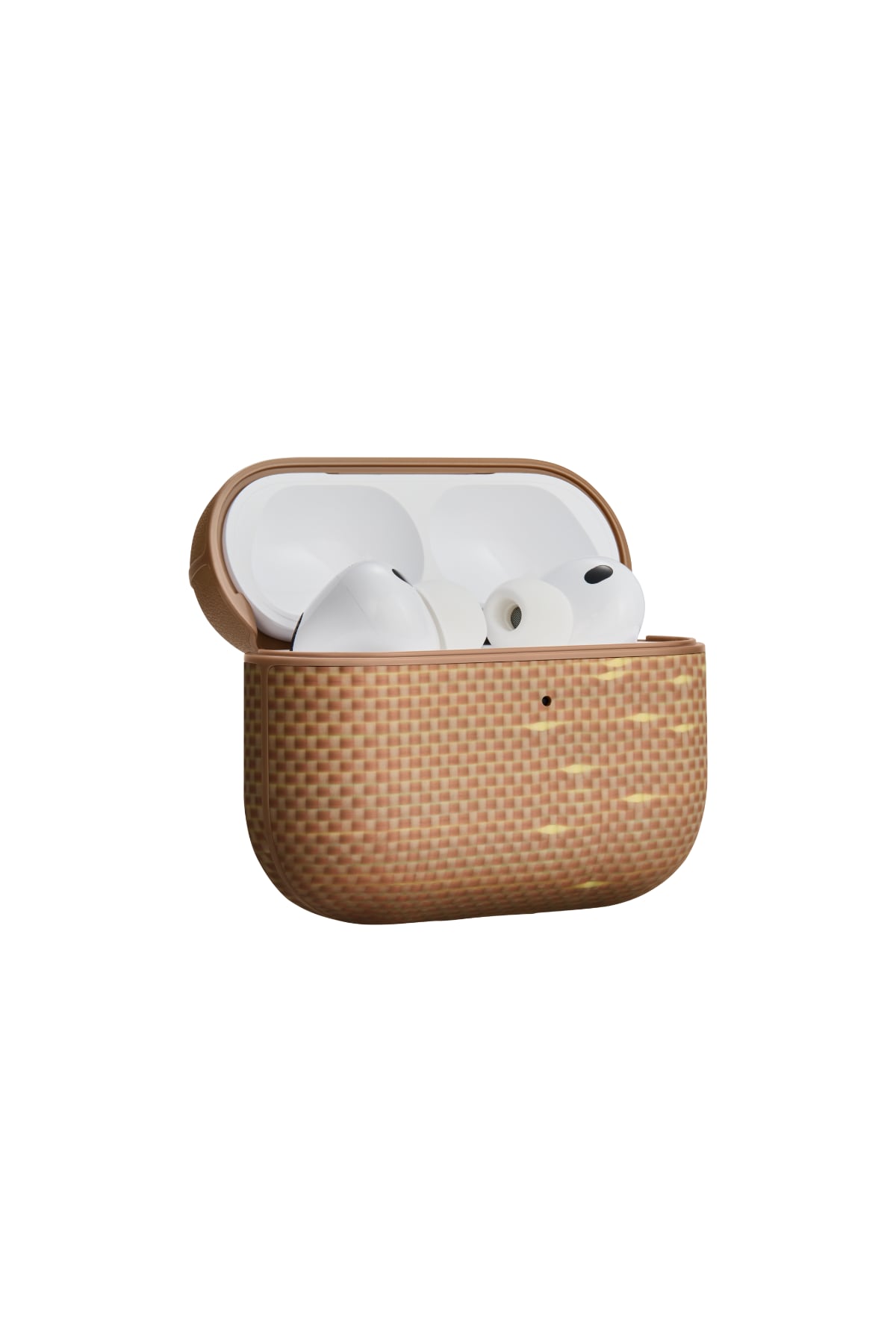 その他 FaB Pro Quest Singapore Gold Foil AirPods Pro 3 Golden Glint Aramid Fiber Karbon MagSafe Kılıf
